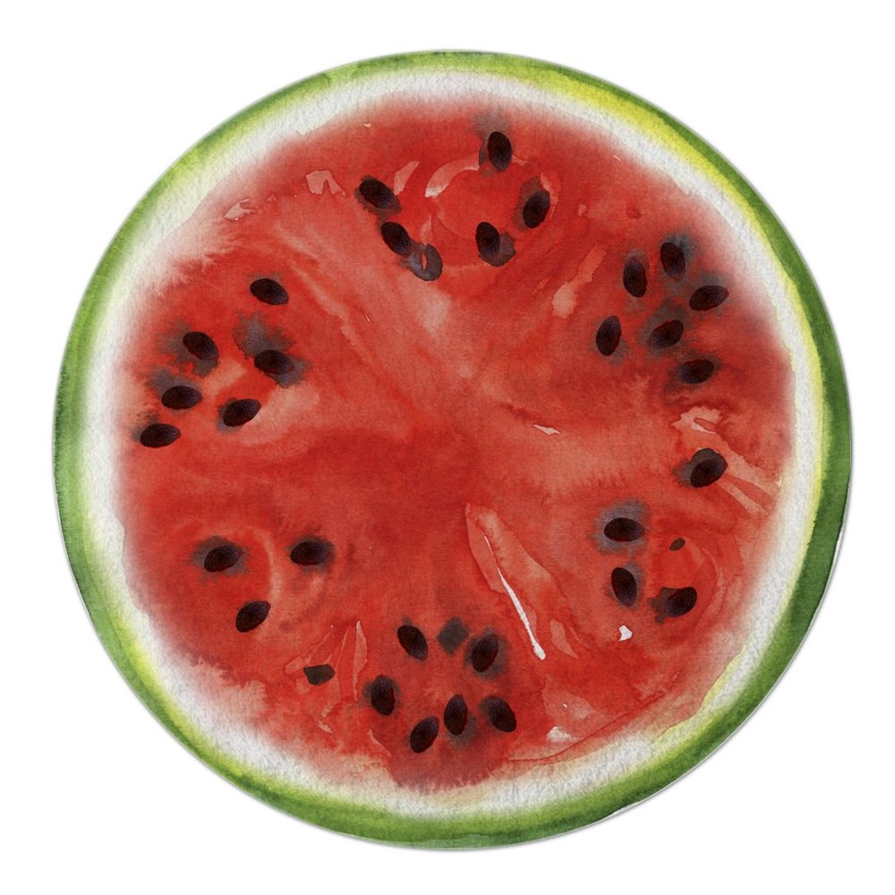 Oversized Bohemian Watermelon Cute Soft Cotton Round Beach Towel Large Blanket
